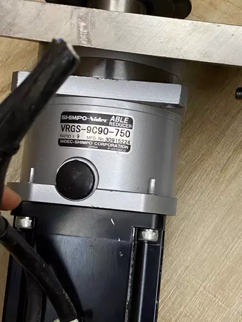 Yaskawa + Nidec-Shimpo SGMJV-08ADA21 + VRGS-9C90-750 Motor & Drive Component product photo 2