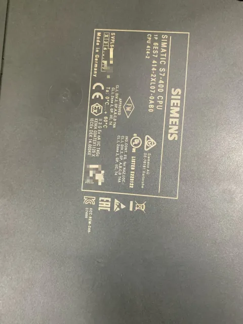 Siemens 6ES7414-2XL07-0AB0 PLC Module — product photo 2 of 10