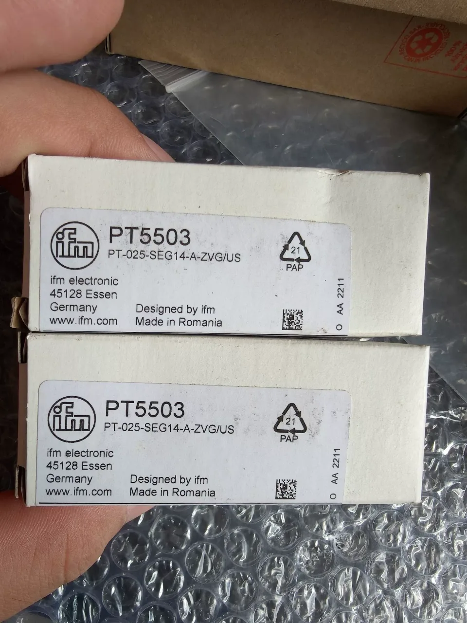 ifm electronic PT5503 / PT-025-SEG14-A-ZVG/US Industrial Sensor product photo 1
