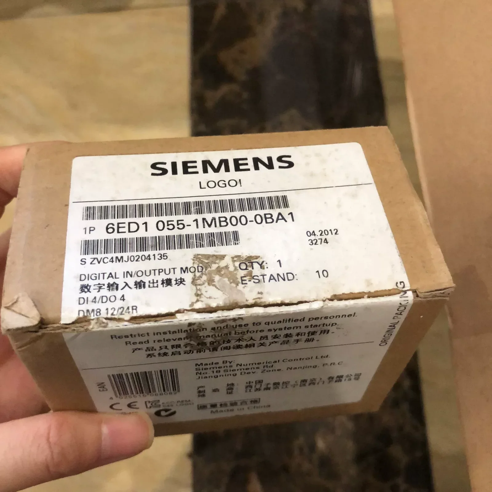 Siemens 6ED1055-1MB00-0BA1 I/O Module product photo 1