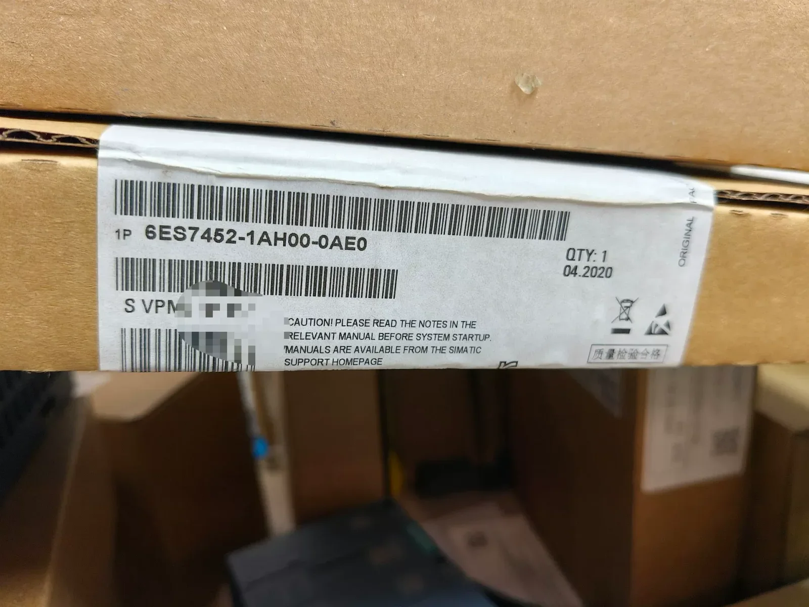 White Label 6ES7462-1AH00-0AE0 PLC Module product photo 1