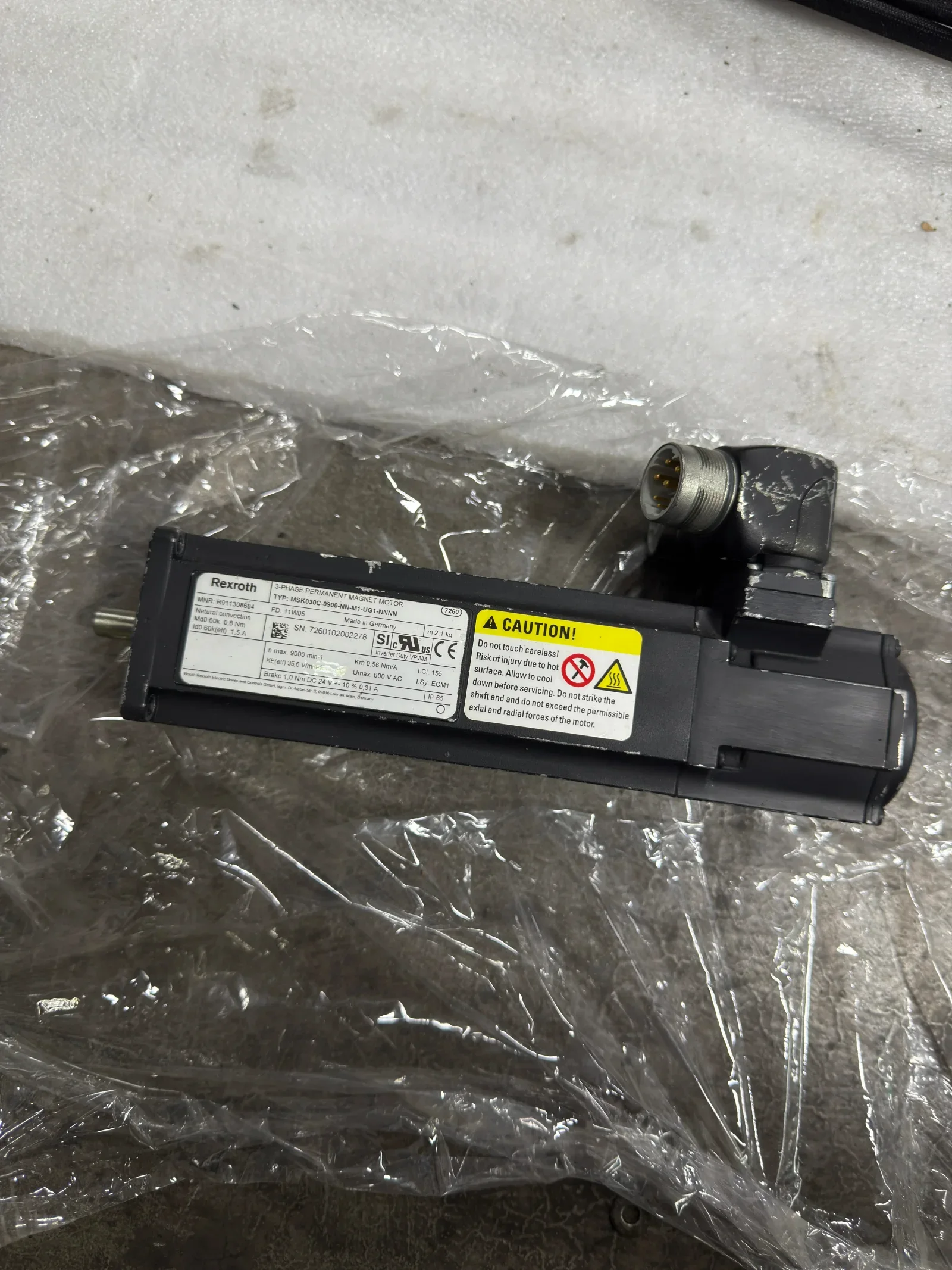 Bosch Rexroth MSK030C-0900-NN-M1-UG1-NNNN Motor & Drive Component product photo 1
