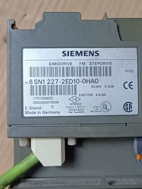 Siemens 6SN1227-2ED10-0HA0 Motor & Drive Component — product photo 45 of 75