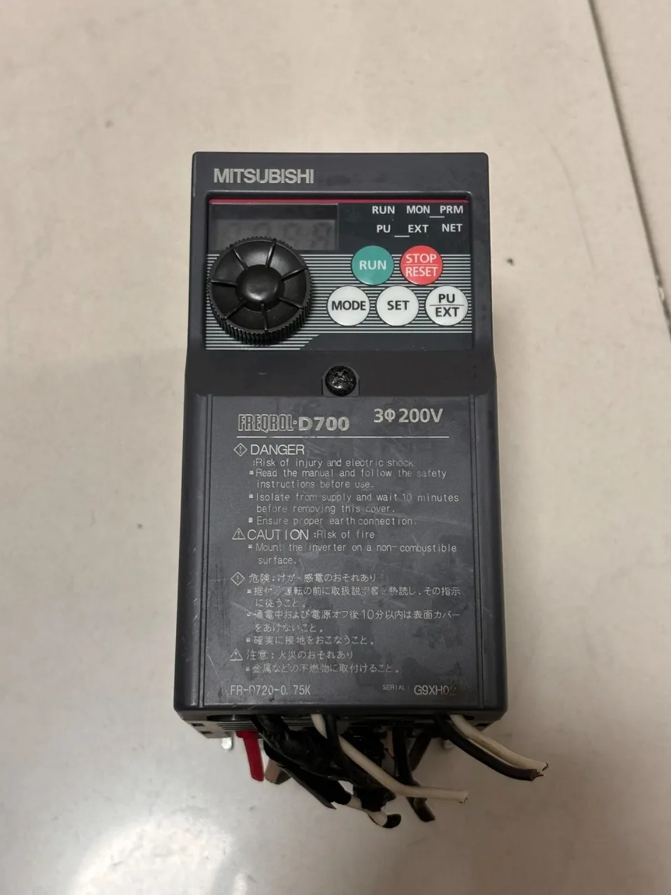 White Label FR-D720-0.75K Motor & Drive Component product photo 1