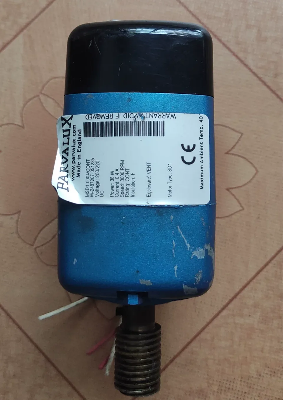 PARVALUX MSD1-0004/CONT Motor & Drive Component product photo 1
