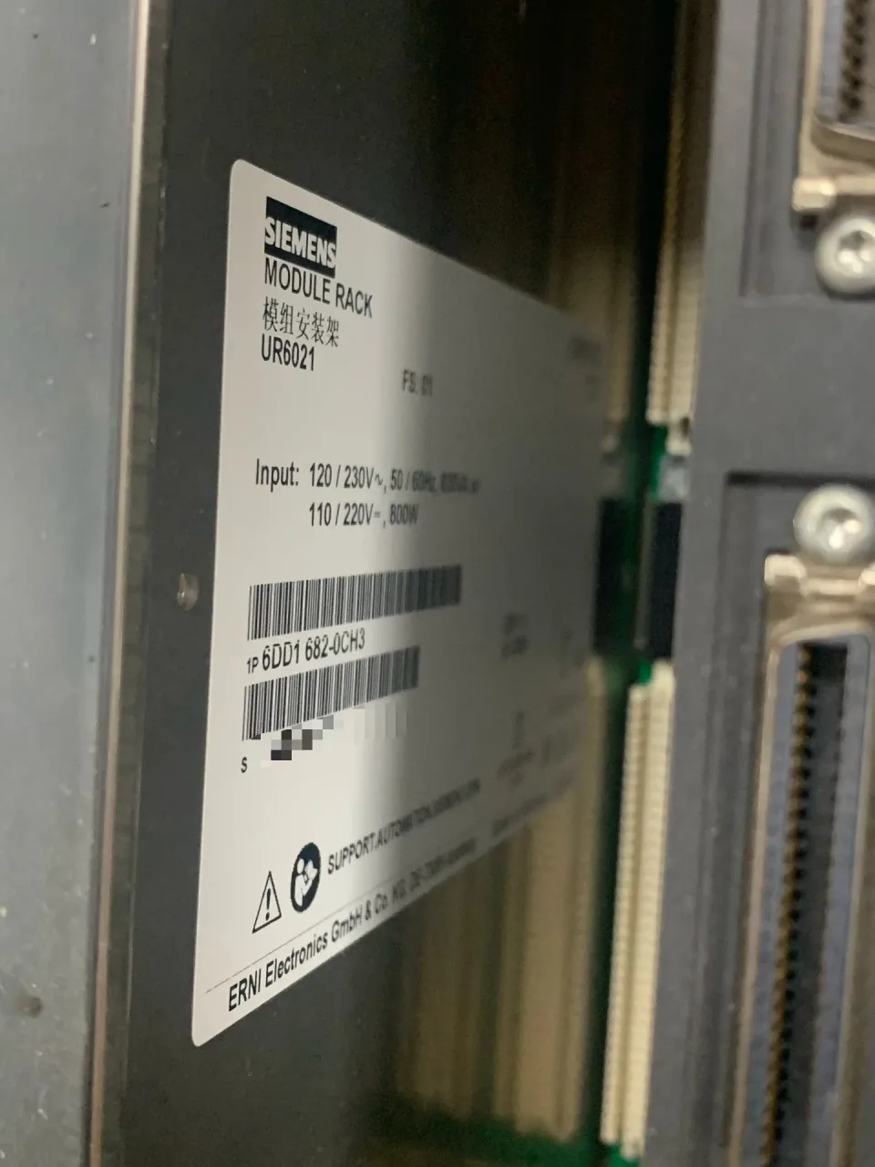 Siemens 6DD1682-0CH3 Industrial Automation Component product photo 1