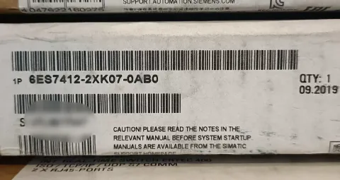 Siemens 6ES7 412-2XK07-0AB0 Industrial Automation Component product photo 1
