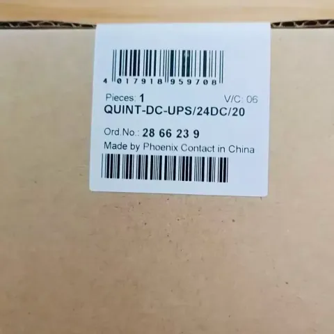 Phoenix Contact 2866239 / QUINT-DC-UPS/24DC/20 Industrial Automation Component product photo 3