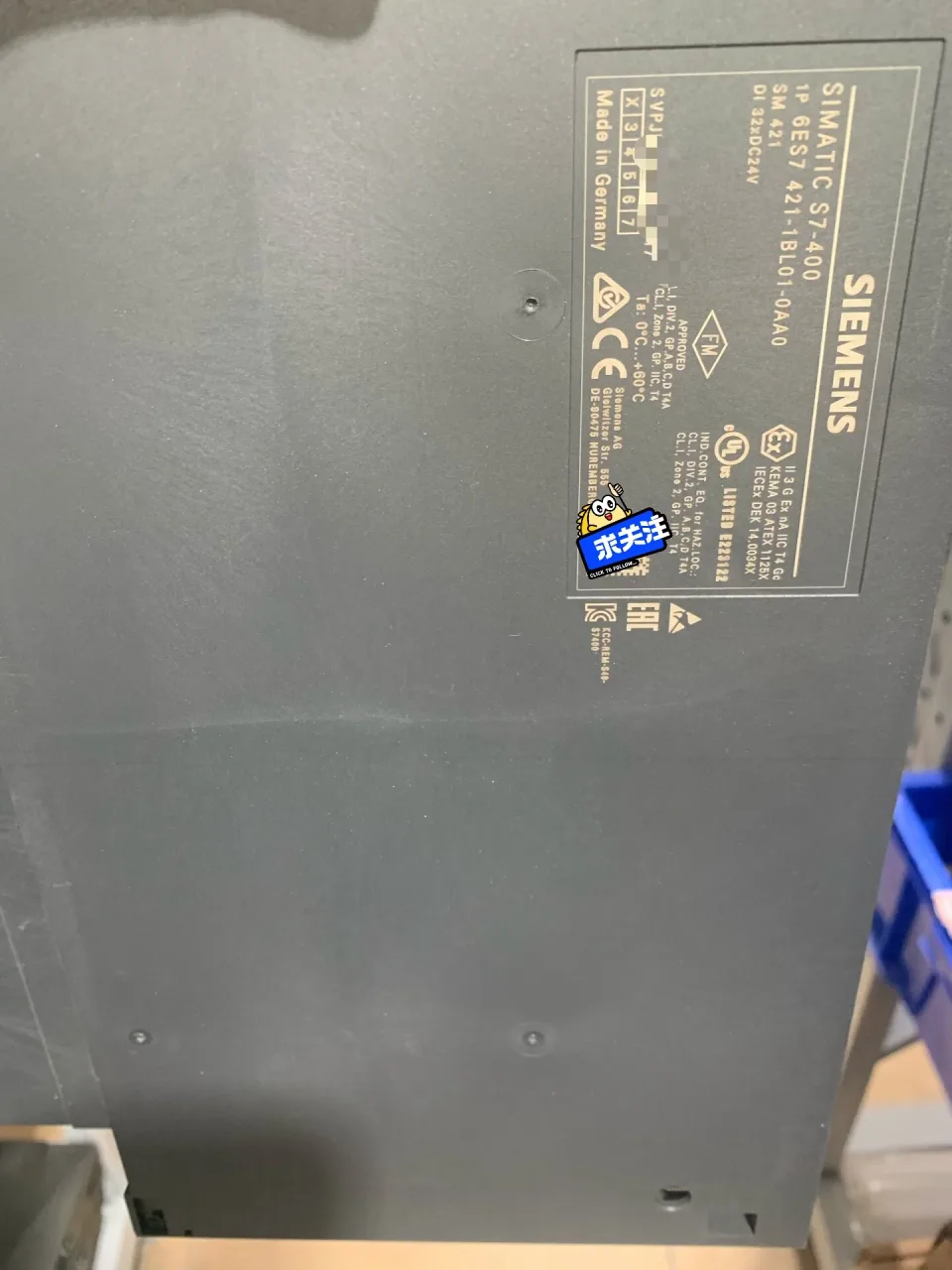 Siemens 6ES7421-1BL00-0AA0 Industrial Automation Component — product photo 1 of 2