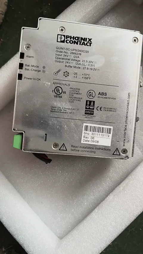 Phoenix Contact QUINT-DC-UPS/24DC/20 / 2866239 Industrial Automation Component product photo 2