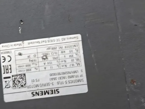 Siemens 1FL6096-1AG61-2AA1 / 1FL6094-1AG61-2AA1 / 1FL6062-1AG61-2AA1 / 1FL6042-1AF61-2AA1 Motor & Drive Component product photo 4