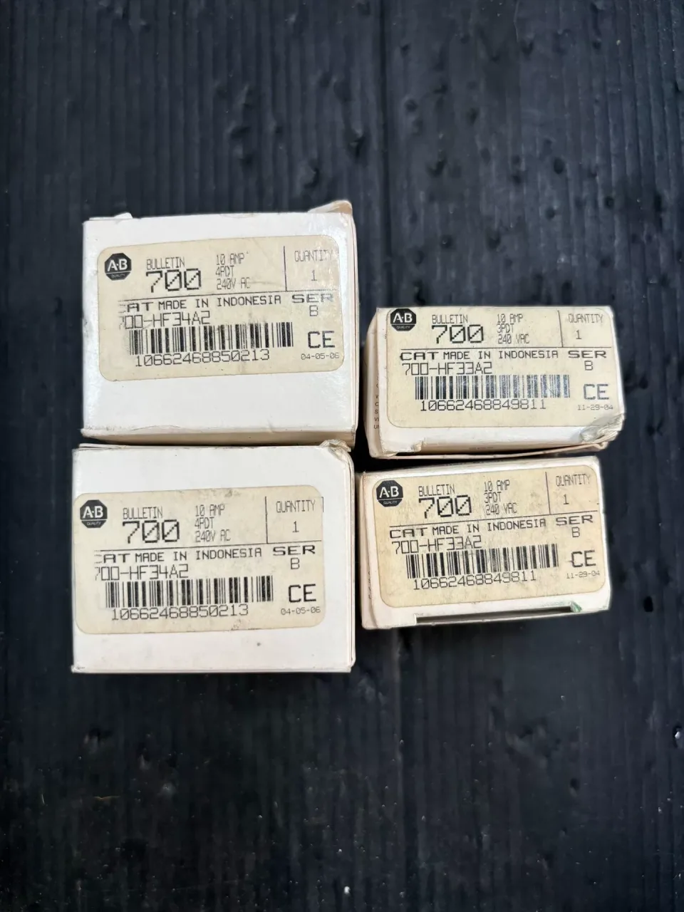 Allen-Bradley 700-HF34A2 / 700-HF33A2 Industrial Relay product photo 1