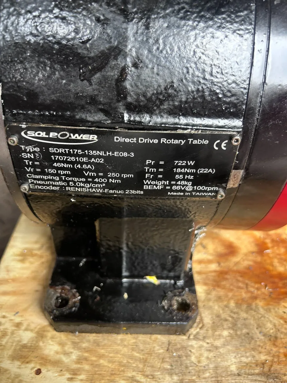 SOLPOWER SDRT175-135NLH-E08-3 Motor & Drive Component product photo 1