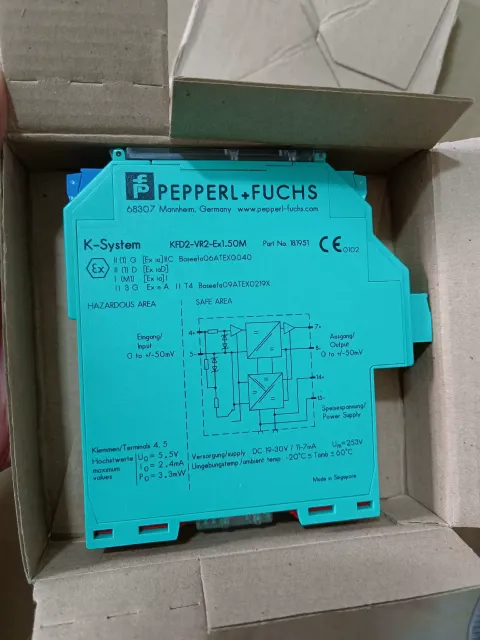 Pepperl+Fuchs KFD2-VR2-Ex1.50M Industrial Automation Component — product photo 12 of 17