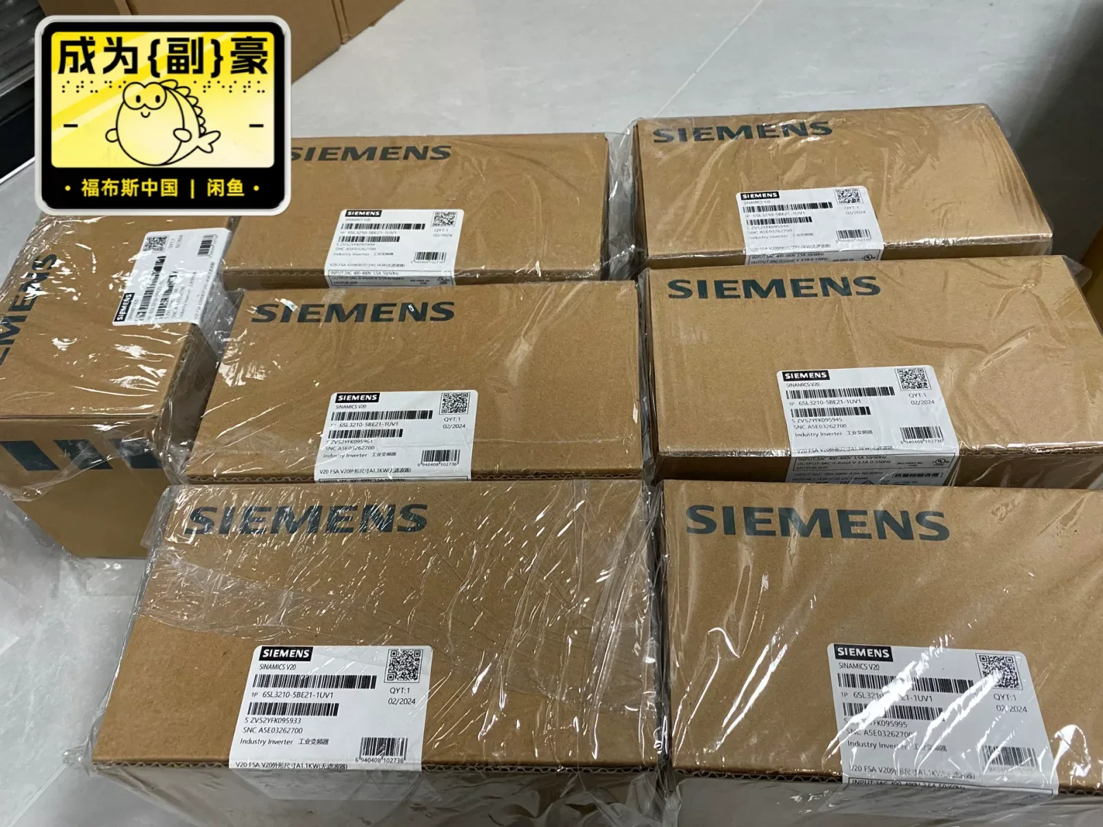 Siemens 6SL3210-5BE21-1UV1 Industrial Automation Component product photo 1