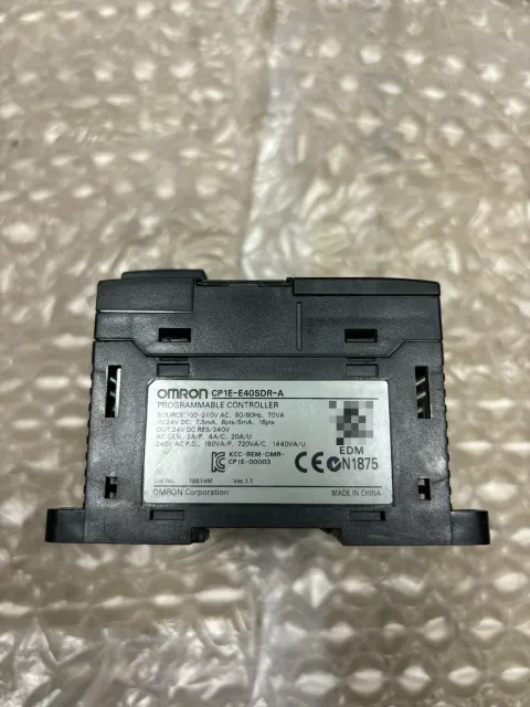 OMRON CP1E-E40SDR-A PLC Module product photo 2