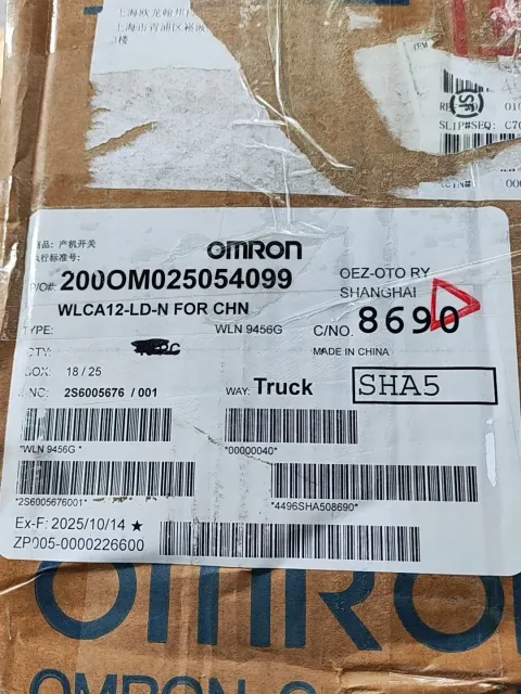 OMRON WLCA12-LD-N Industrial Sensor product photo 1