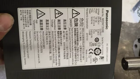 Panasonic MDDKT3530E; MDDHT3530; MHME102GCGM Motor & Drive Component product photo 3