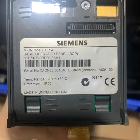 Siemens 6SE6400-0BP00-0AA1 Industrial Automation Component — product photo 10 of 12