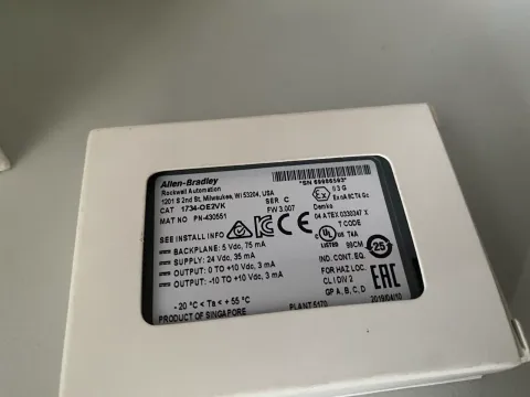 Allen-Bradley 1734-OE2VK Series C FW 3.007 I/O Module product photo 2