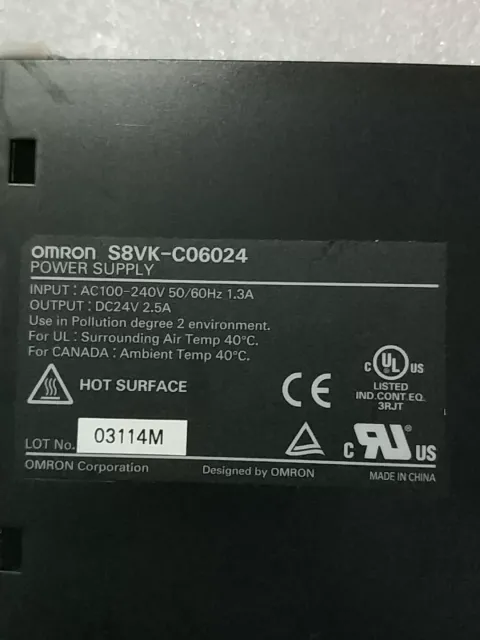 Omron S8VK-C06024 Industrial Sensor product photo 3