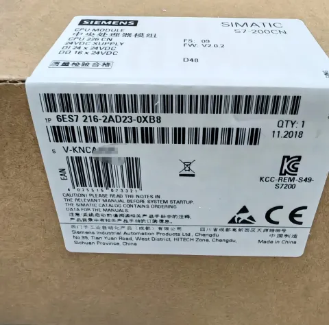 Siemens 6ES7216-2AD23-0XB8 Industrial Automation Component product photo 1