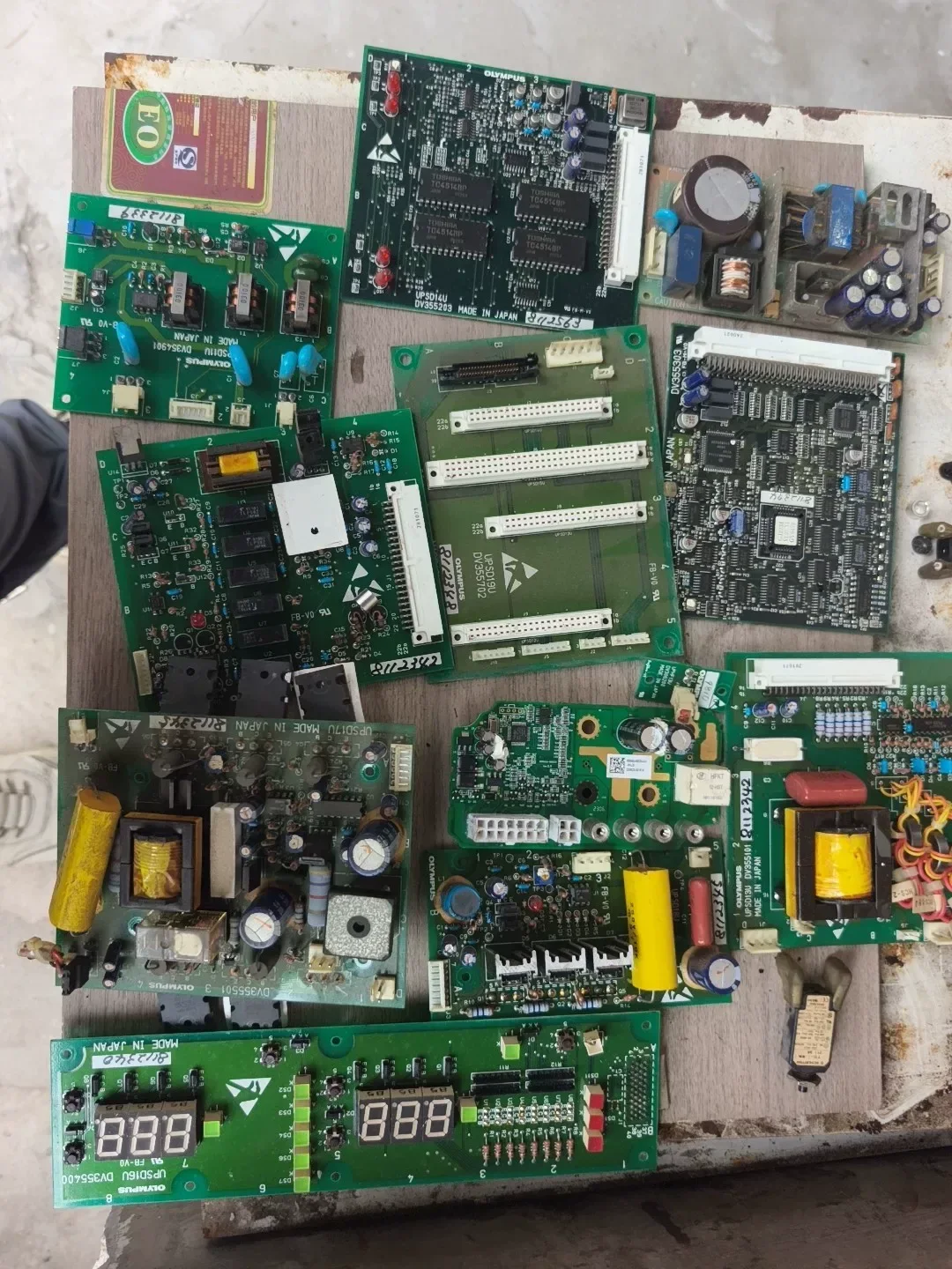 Olympus PSD-20 board set: UPSD19U DV355702 / UPSD14U DV355203 / UPSD11U DV354901 / UPSD17U DV355501 Power Electronics Module product photo 1