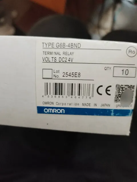 Omron G6B-4BND Industrial Relay product photo 2