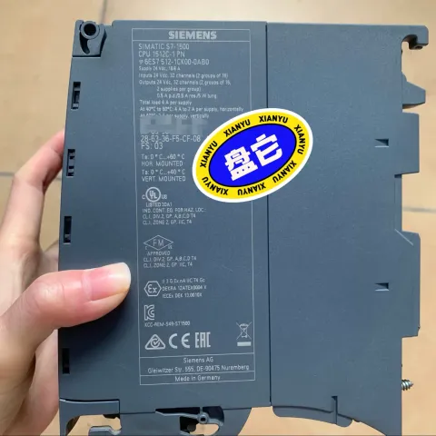 Siemens 6ES7512-1CK00-0AB0 Industrial Automation Component product photo 1