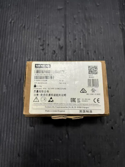 Siemens 6SL3255-0AA00-4CA1 Industrial Automation Component product photo 1