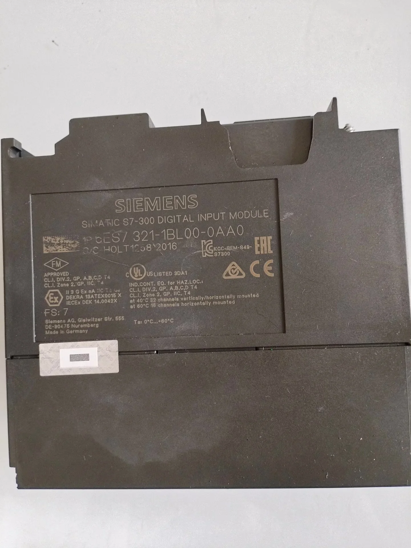 Siemens 6ES7 321-1BL00-0AA0 Industrial Automation Component — product photo 1 of 14