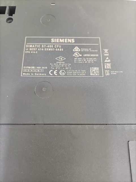 Siemens 6ES7414-3XM07-0AB0 Industrial Automation Component product photo 1