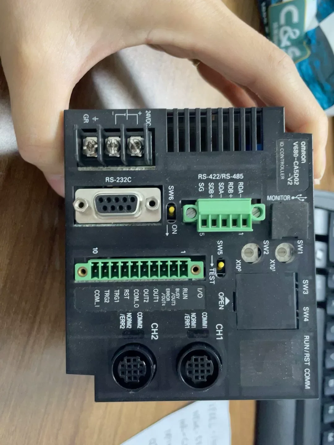 Omron V680-CA5D02-V2 Industrial Control Board product photo 1
