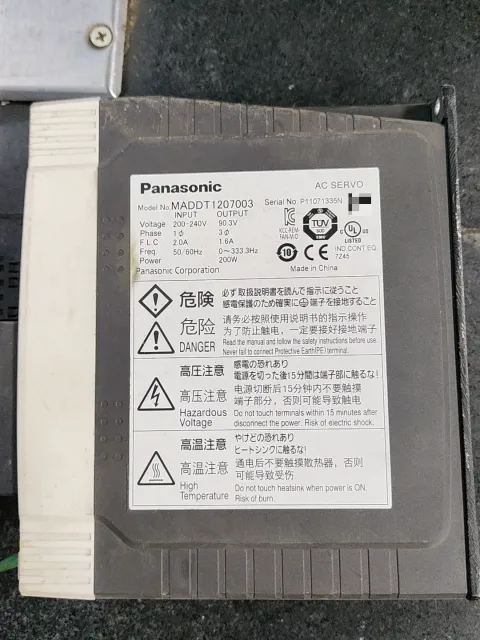 Panasonic MADDT1207003 Motor & Drive Component — product photo 11 of 12