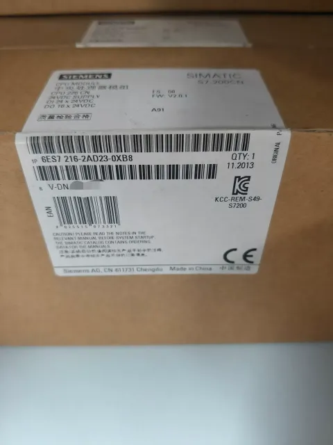 Siemens 6ES7216-2AD23-0XB8 PLC Module — product photo 2 of 9