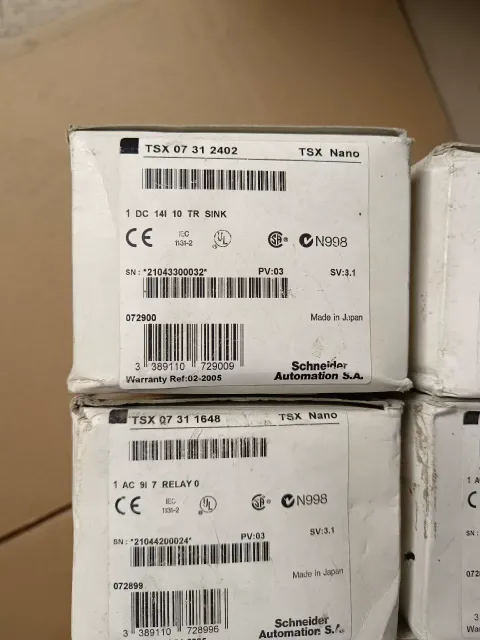 Schneider Electric / Telemecanique TSX07312402 / TSX07312422 / TSX07311648 PLC Module product photo 3