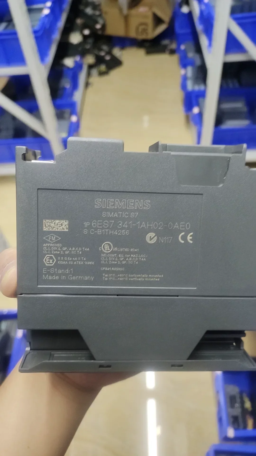 Siemens 6ES7341-1AH02-0AE0 PLC Module product photo 1