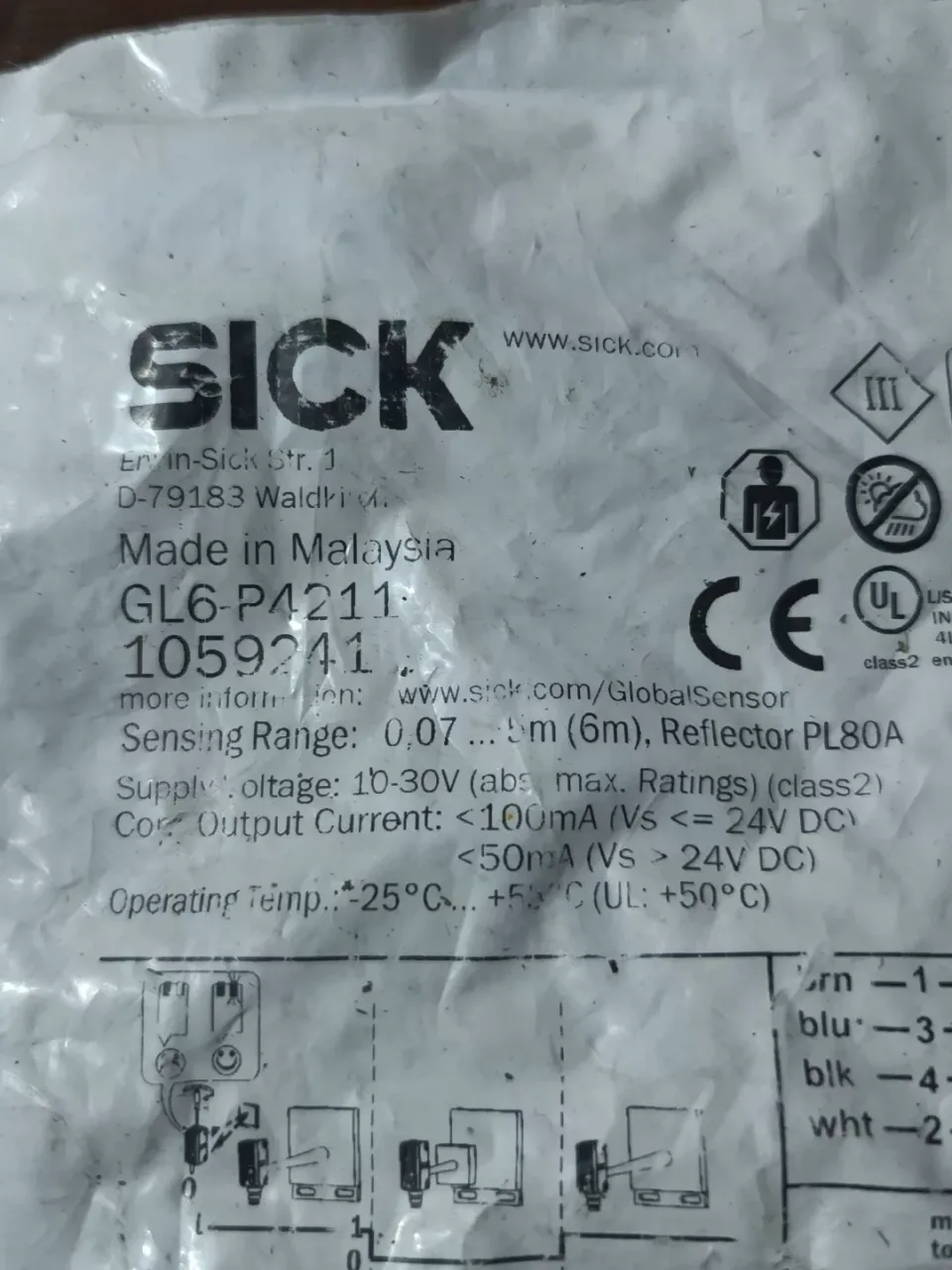 SICK GL6-P4211 / 1059241 Industrial Sensor product photo 1