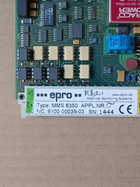 epro MMS 6350 / 9100-00039-03 Industrial Automation Component product photo 2