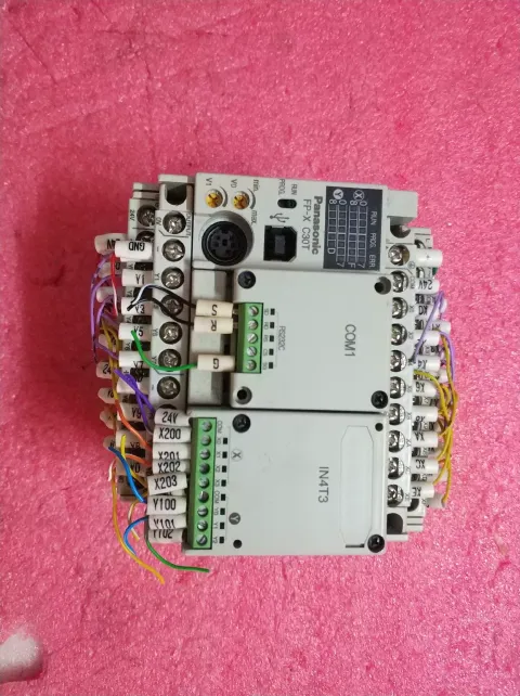 Panasonic AFPX-C30T + AFPX-COM1 + AFPX-IN4T3 PLC Module — product photo 7 of 11