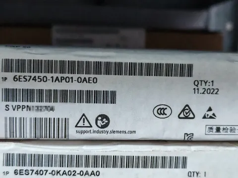 Siemens 6ES7450-1AP01-0AE0 Industrial Automation Component product photo 1