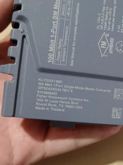 Emerson KL1720X1-BB1 Industrial Automation Component product photo 4