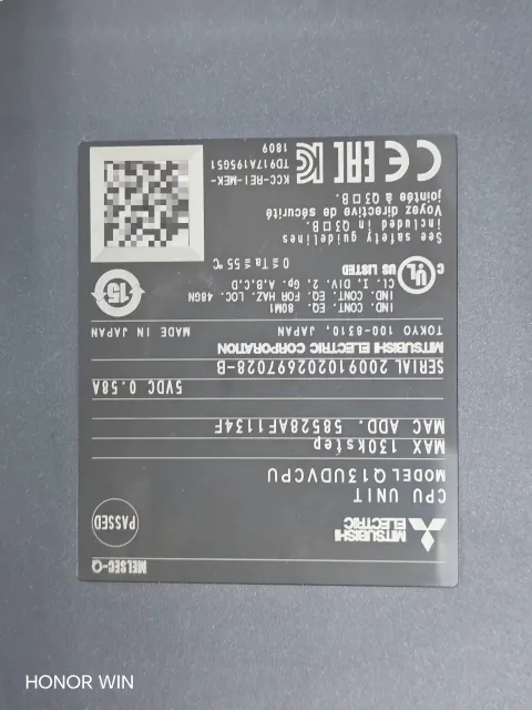 Mitsubishi Electric Q13UDVCPU PLC Module — product photo 37 of 70