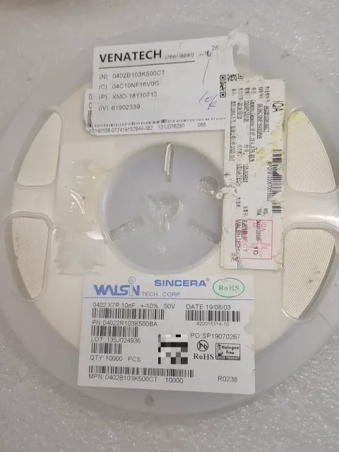 WLSIN / SINCERA 0402B103K500CT Industrial Automation Component product photo 1