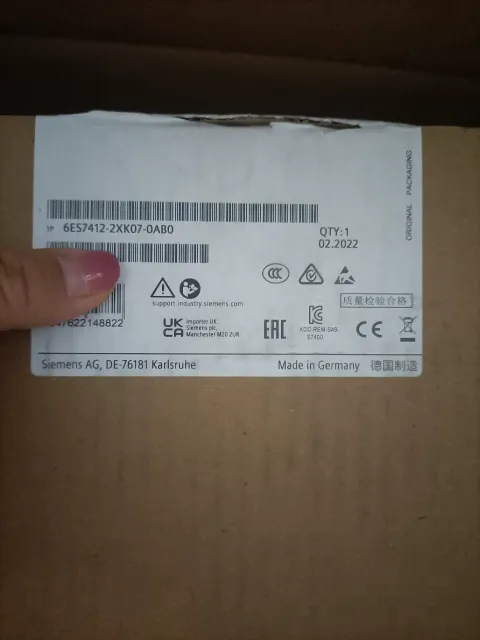 Siemens 6ES7412-2XK07-0AB0 Industrial Automation Component product photo 1