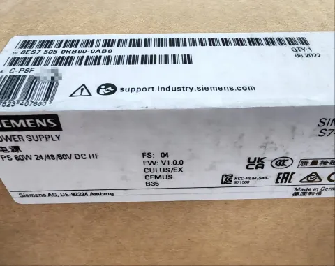 Siemens 6ES7 505-0RB00-0AB0 Power Electronics Module product photo 1