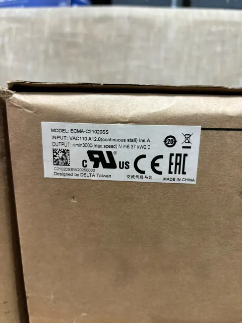 Delta ECMA-C21020SS Motor & Drive Component — product photo 12 of 18