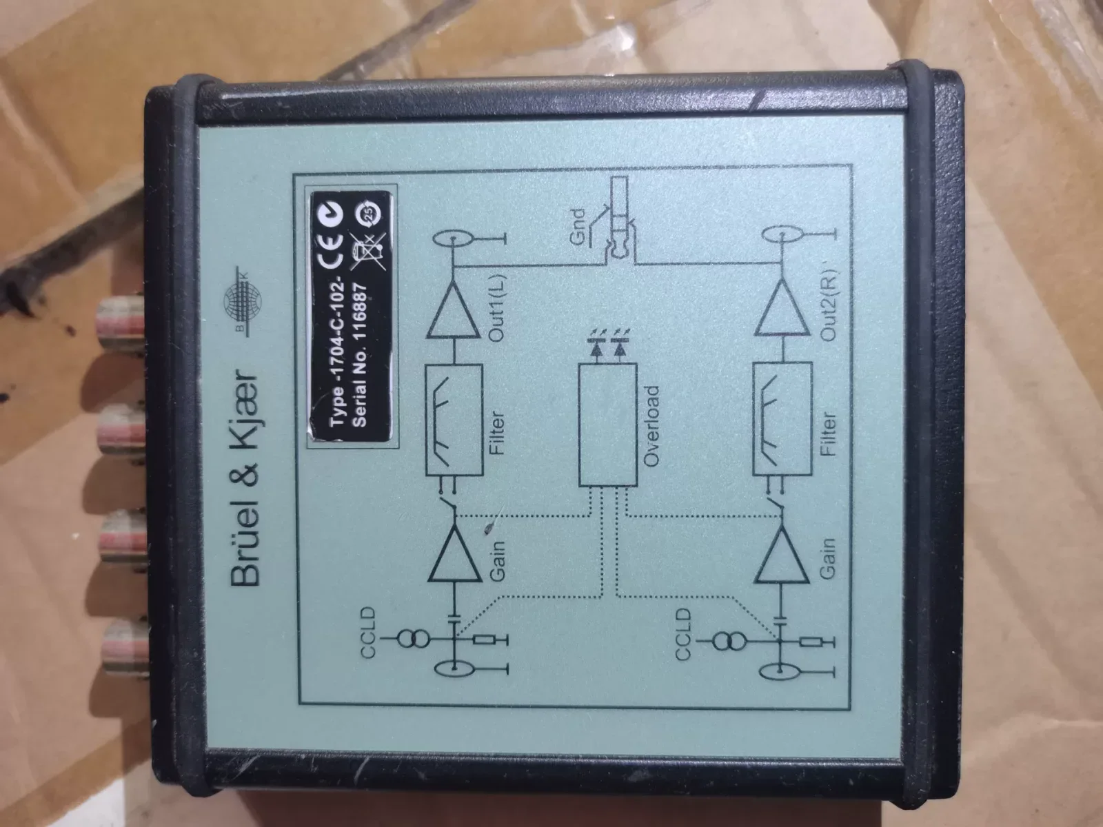 Brüel & Kjær 1704-C-102 Industrial Automation Component product photo 1