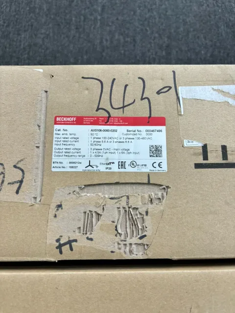 Beckhoff AX5106-0000-0202 Motor & Drive Component product photo 2