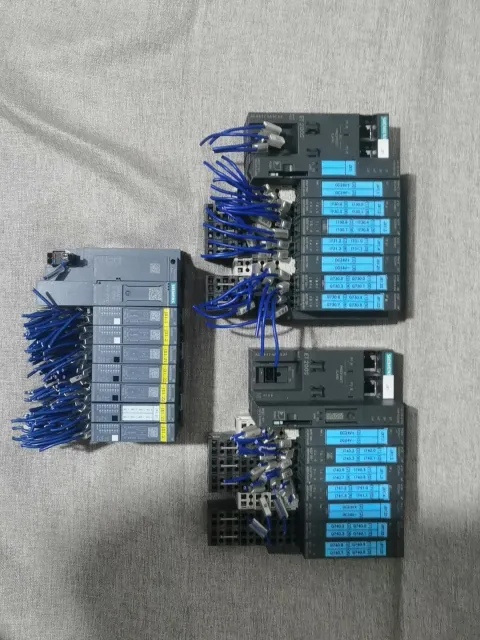 White Label Siemens ET 200S mixed lot: 6ES7 151-3BA23-0AB0 / 6ES7 138-4CA01-0AA0 / 6ES7 131-4BD01-0AB0 / 6ES7 132-4BD00-0AB0 / 6ES7 138-4FA05-0AB0 / 6ES7 193-6AR00-0AA0 / 6 PLC Module product photo 5